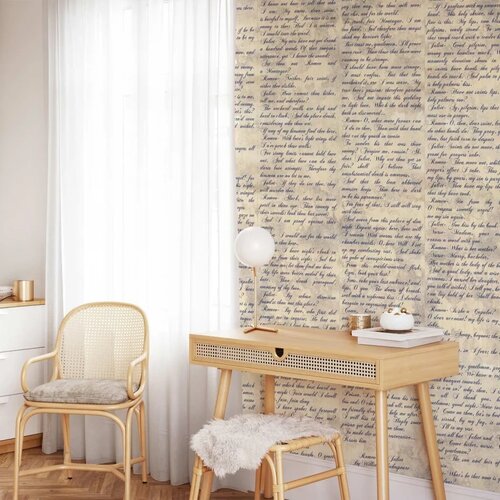  Tapeta - Verses of Love (Romeo &amp;amp;amp Juliet) 49x1000 Samoljepljiva Slike