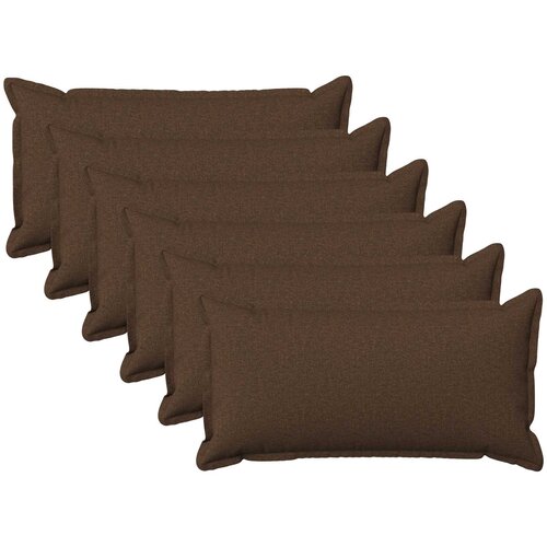  Presvlaka za jastuk 6 pcs HOUTEN Smeđa 40 x 80 cm Umjetni lan Cijene