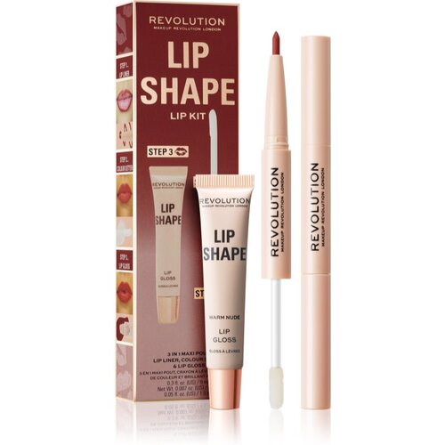 Makeup Revolution Lip Shape Kit set za usne nijansa Warm Nude 1 kom Cijene