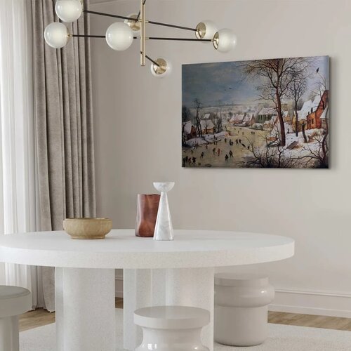  Slika - Pieter Bruegel the Elder &amp;ndash; Winter Landscape with Birdtrap 30x20 Premium Print Slike