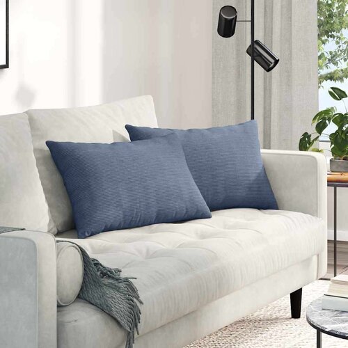 vidaXL jastučići za sofu 2 pcs plava 60 x 40 cm kordura tekstil Cene