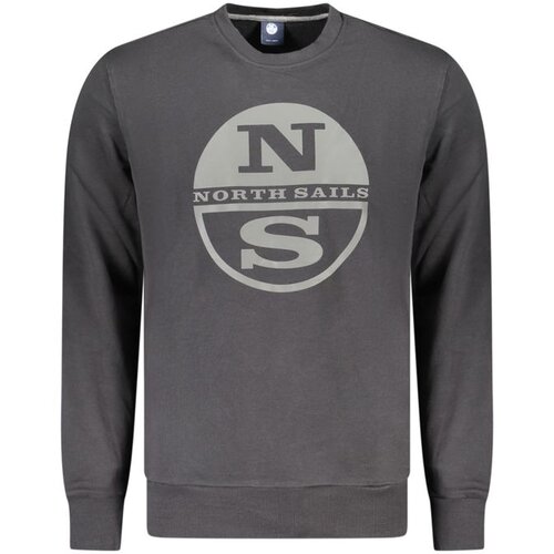 North Sails Mu&amp;scaron;ka crna zip-up majica Slike