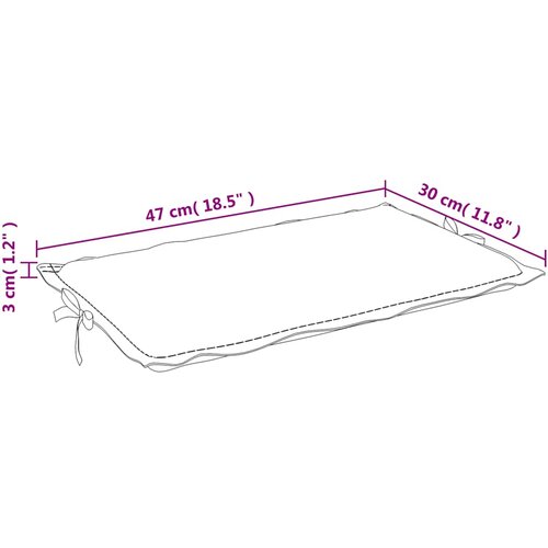  Jastuk za ležaljku bež 186x58x4 cm od tkanine Oxford Slike