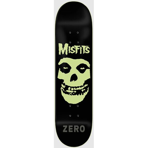 Misfits Fiend Skull Gitd 8.5&amp;quot; Skateboard deska black Slike