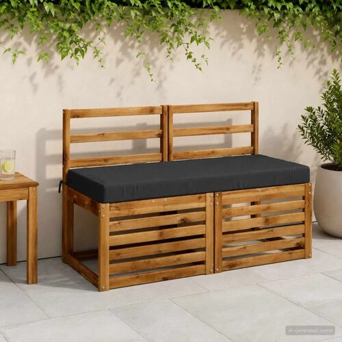  Jastučić za klupu SOEST 100% poliester Antracit 110 x 50 x 8 cm - Antracit 110 x 50 x 8 cm Poliester Cijene