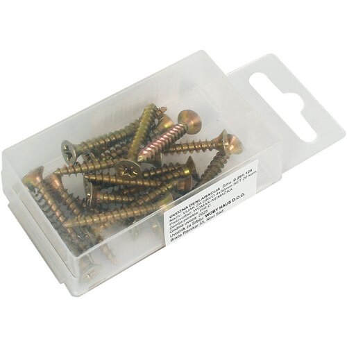  Set vijak za ivericu, 4x30 mm, 24 komada Slike