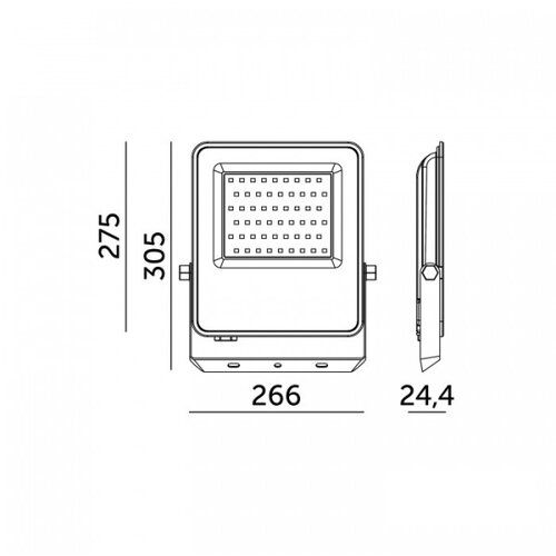  LED reflektor ULSAN 150 W, 230 V, 4000 K, IP65 Slike