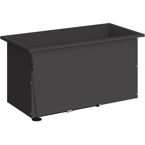  Vrtna posuda za sadnju s LED svjetlom 2 kom. Crna - Crna 40 x 80 x 40 cm 2 Slike