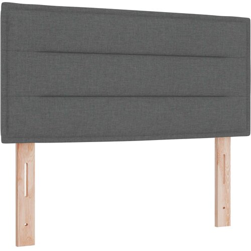  Boxspring krevet s madracem Tamnosiva 90 x 190 cm Tkanina Slike