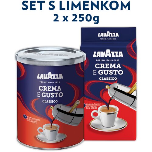 Lavazza Mljevena kava Crema E Gusto s limenkom 2x250g Cijene