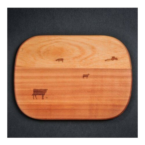 Wood Holz daska 210x140x9mm sa motivom krave ( 31500 ) trešnja Slike
