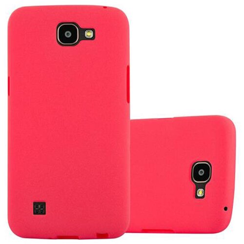Cadorabo Ohi&scaron;je, združljiv z LG v Frost Red - Za&scaron;čitni pokrov iz fleksibilnega silikona TPU, (20573342) Cene