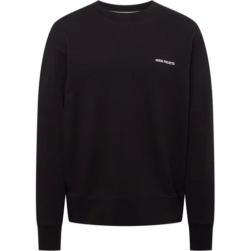 Norse Projects Sweater majica 'Arne' crna / bijela
