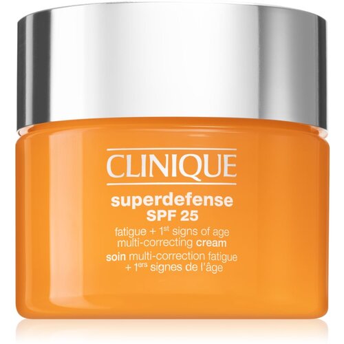 Clinique Superdefense&amp;trade; SPF 25 Fatigue + 1st Signs Of Age Multi-Correcting Cream krema proti prvim znakom staranja za mastno in me&amp;scaron;ano kožo SPF 25 30 m Slike