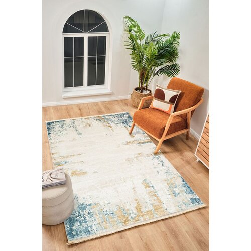 Conceptum Hypnose tepih perre Pr015, 80x300 cm, krem-plavi Cene