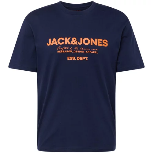 Jack & Jones Majica 'GALE' noćno plava / narančasta