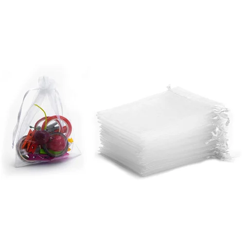 INF Organza vrečke 7x9 cm 50-pak White, (21246958)