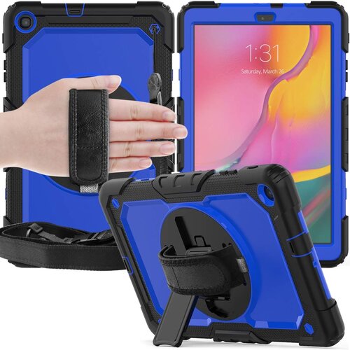 JTech Ohi&scaron;je za Samsung Galaxy Tab A 8,0'' z naramnico Modro, (22025743) Cene