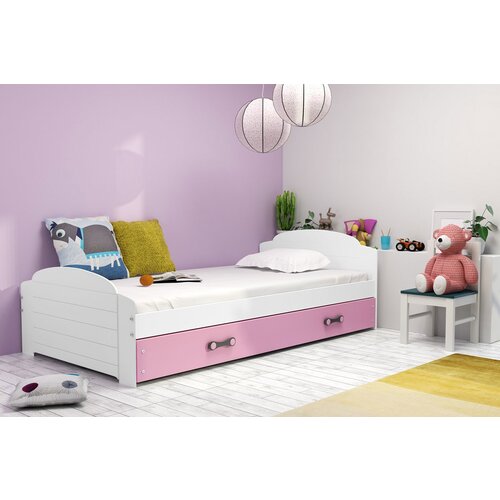BestBed DJE�JI KREVET LILI 200x90 - BIJELA-Roza Cijene