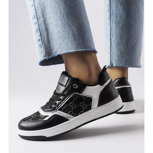 Gemre Black sneakers adorned with Isidora monogram Slike