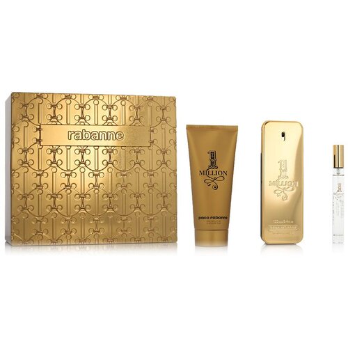 Paco Rabanne Rabanne 1 Million poklon set EDT 100 ml + 10 ml + gel 100 ml Slike