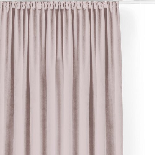 Filumi Svetlo rožnata žametna zavesa za delno zatemnitev 400x225 cm Velto &amp;ndash; Slike