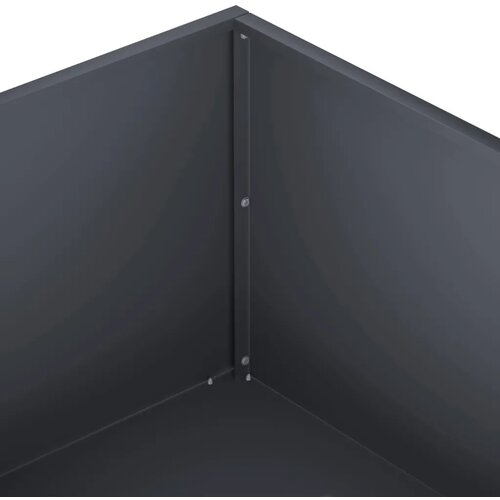  Vrtna saksija Antracit 60 x 60 x 20 cm Čelična vrata - Antracit 60 x 60 x 20 cm 1 Slike