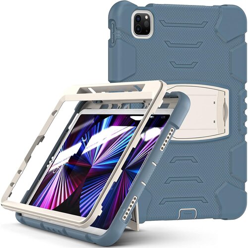 NIKCORP Ovitek za Samsung Galaxy Tab A7 10.4, oklepen ovitek s stojalom, trpežna za&scaron;čita proti udarcem, silikon in plastika, modra, (5000139296) Cene