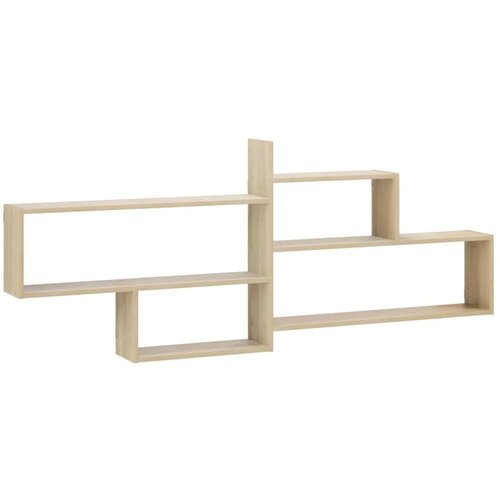  Zidna polica Hrast sonoma 168.5 x 17 x 68 cm - Hrast sonoma 4 pregrade Slike