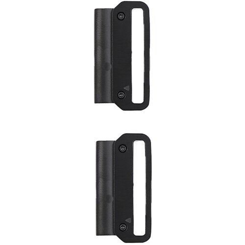 INF par priključkov za pa&scaron;ček za uro - srednje zrnat black 20 mm, (21630347) Cene
