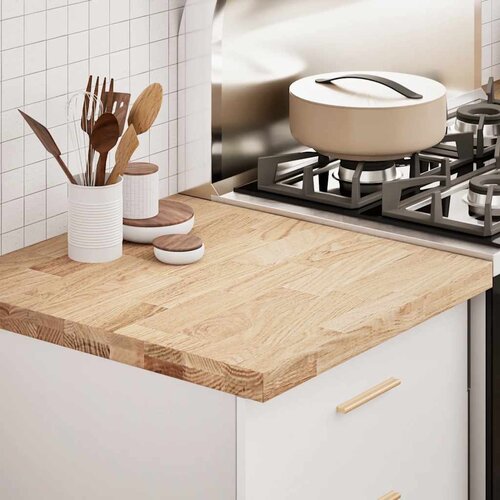 vidaXL Kuhinjska delovna plošča 60x63,5x4 cm trdna hrastovina Cene