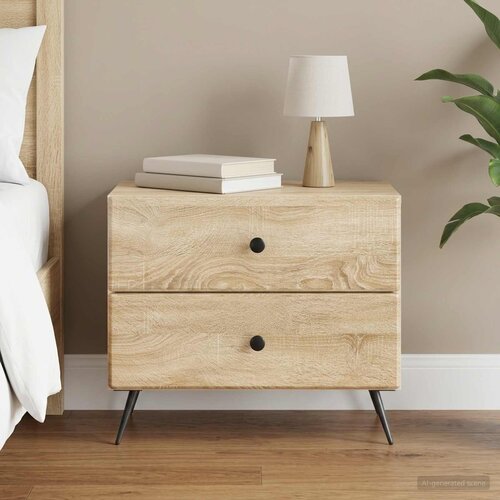  Noćni ormar Hrast sonoma 62 x 34,5 x 47,5 cm Konstruirano drvo Cijene