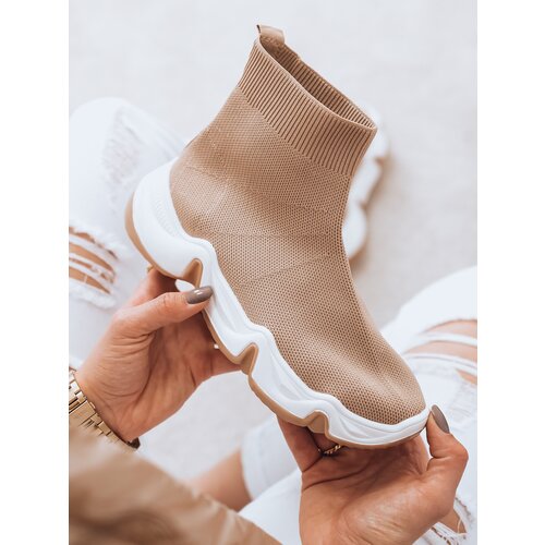 DStreet Buty skarpetowe damskie SOCKY khaki Slike