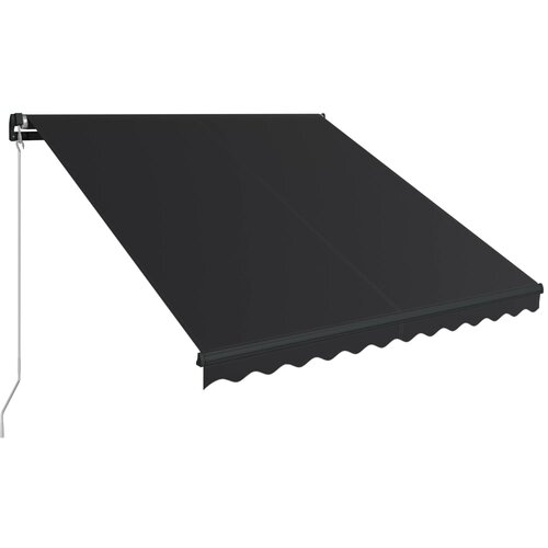 Maison Chic Ročno zložljiva tenda - Senčniki 350x250 cm antracitna, (22041239) Cene
