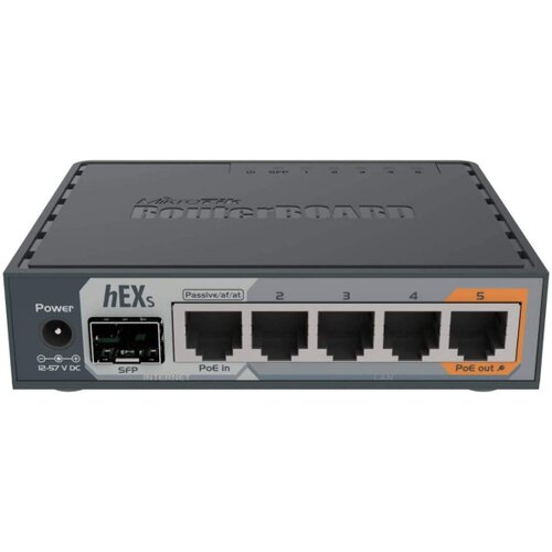 MikroTik Usmerjevalnik 5xRJ45 10/100/1000 RB760IGS hEX S Mikrotik Slike