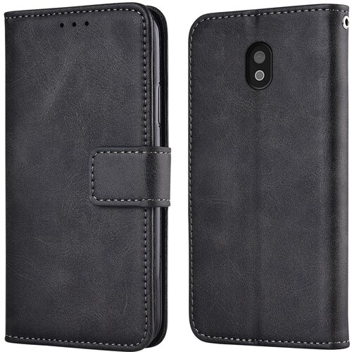  Preklopni ovitek / etui / za&amp;scaron;čita Wallet za Cat S42 - črni Slike