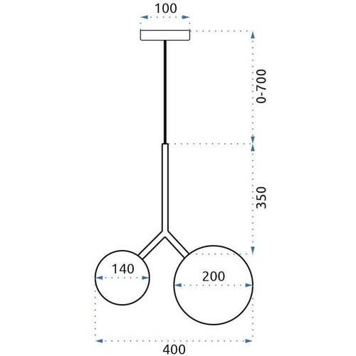 Toolight viseća svjetiljka APP1013-2CP Slike
