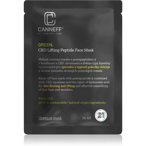 Canneff Balance CBD Day Cream lifting in učvrstitvena maska s peptidi 12 ml