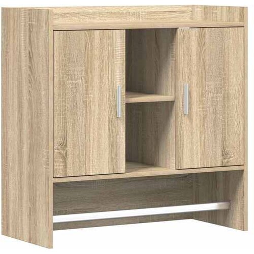 vidaXL Zidna polica Zidna montaža Hrast sonoma 80 x 36 x 80 cm - Hrast sonoma Cijene