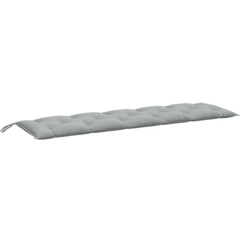 vidaXL Blazina za vrtno klop melanž svetlo siva 180x50x7 cm blago, (21167671) Cene