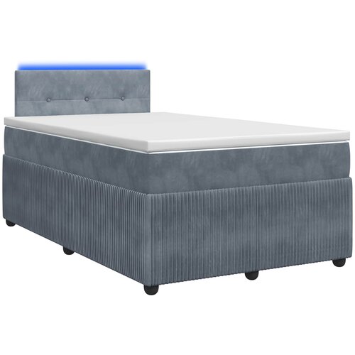  Boxspring krevet s madracem Tamnosiva 120 x 190 cm Bar&amp;scaron;un Slike