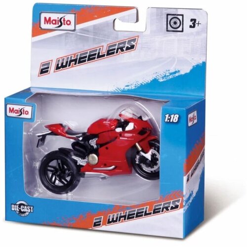 Maisto dječiji motor 1:18, metalni, crveni Cijene