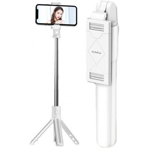 Kaku Ksc-344 selfie tripod stojalo za snemanje in slikanje selfie posnetkov - bel Cene