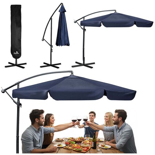  Sklopivi vrtni suncobran s navlakom - Plonos PL-880, 350 cm Cijene