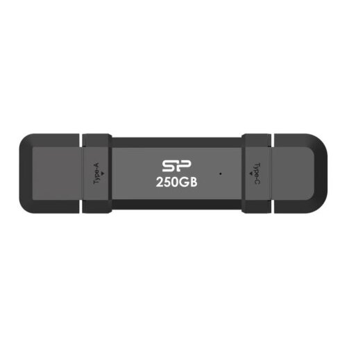 SiliconPower portable stick-type ssd 250GB, DS72, usb 3.2 black ( SP250GBUC3S72VPK ) Cene