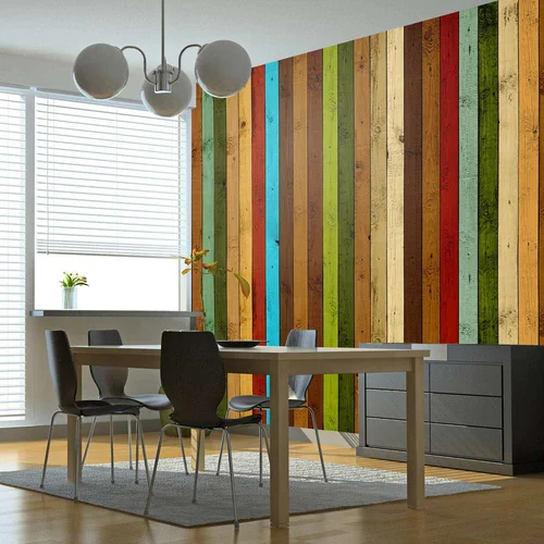  tapeta - Wooden rainbow 250x193