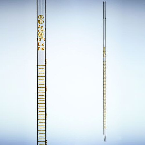  Pipeta odmerna 1,0 ml, plava graduacija, Chemland Cene