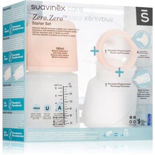 Suavinex Zero Zero Starter Set poklon set A Adaptable Flow 0 m+(za djecu od rođenja) Cijene