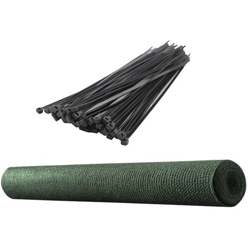  Za&amp;scaron;titna mreža za ogradu 1.5M x 10M 140g/m&amp;sup2; - zelena Slike