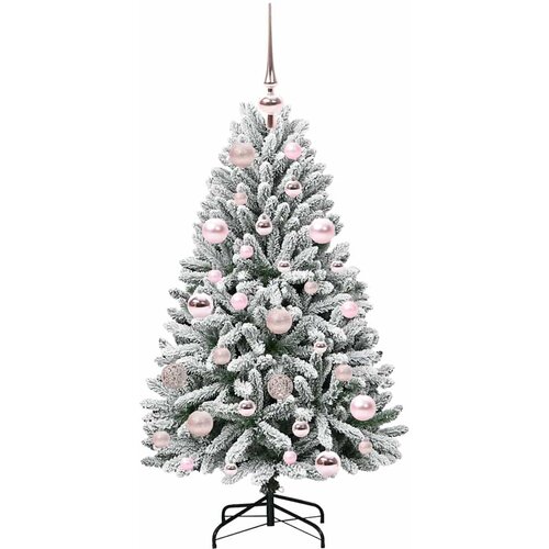  Umjetno božićno drvce 120 cm 150 LED lampica Topla bijela Slike